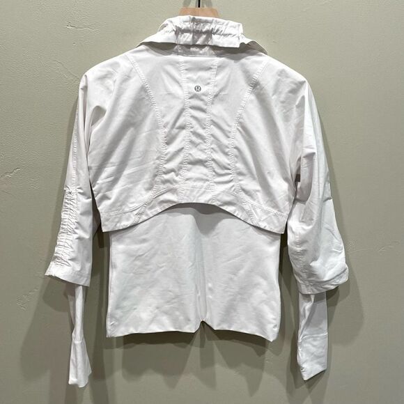 Lululemon Seek the Peak White Jacket - Size: 4 - Picture 4 of 16